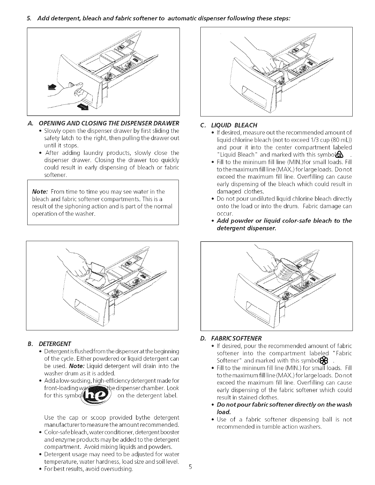 Crosley Cfw4000fw1 User Manual Washer Manuals And Guides L0801500
