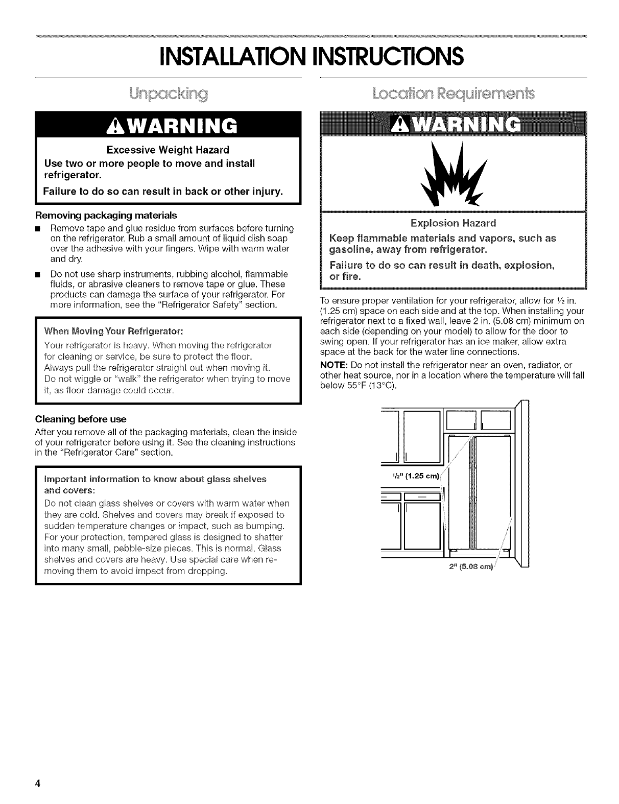 Crosley Cs22afxkb05 User Manual Side By Refrigerator Manuals And Guides L0502376