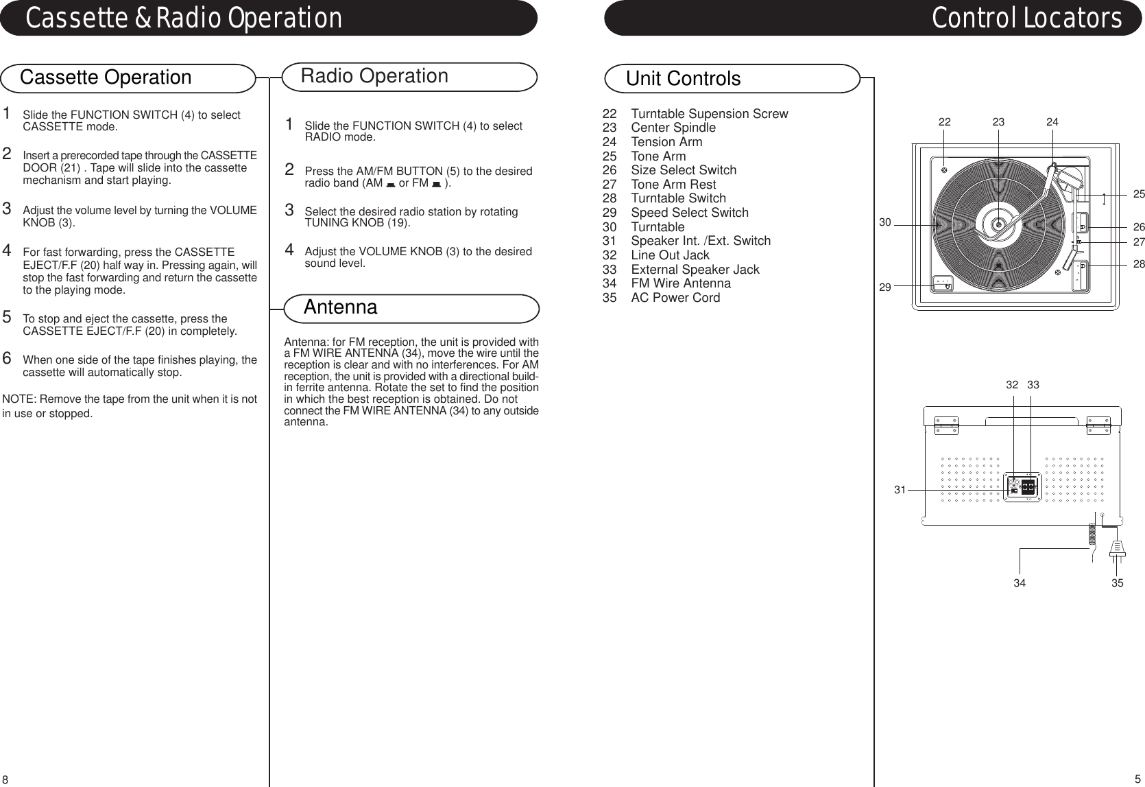 Page 6 of 7 - Crosley Crosley-Cr74-S-Users-Manual-  Crosley-cr74-s-users-manual