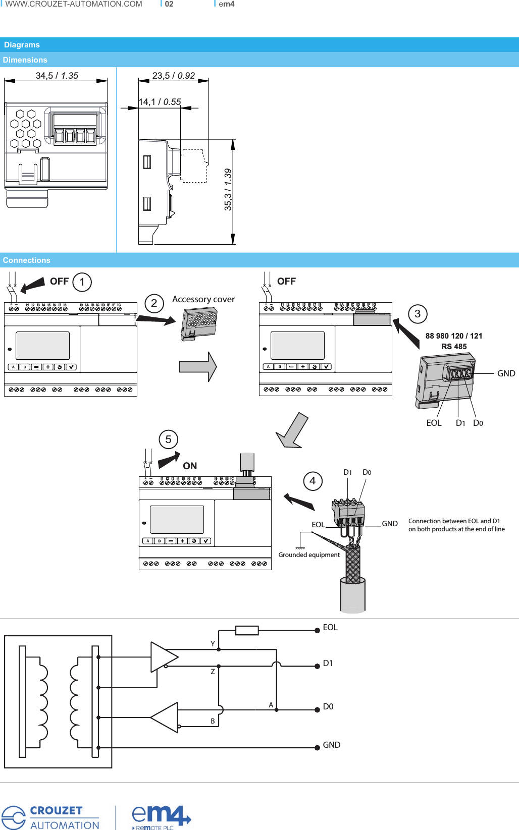 Page 2 of 2 - Datasheet Interface-RS485 UK