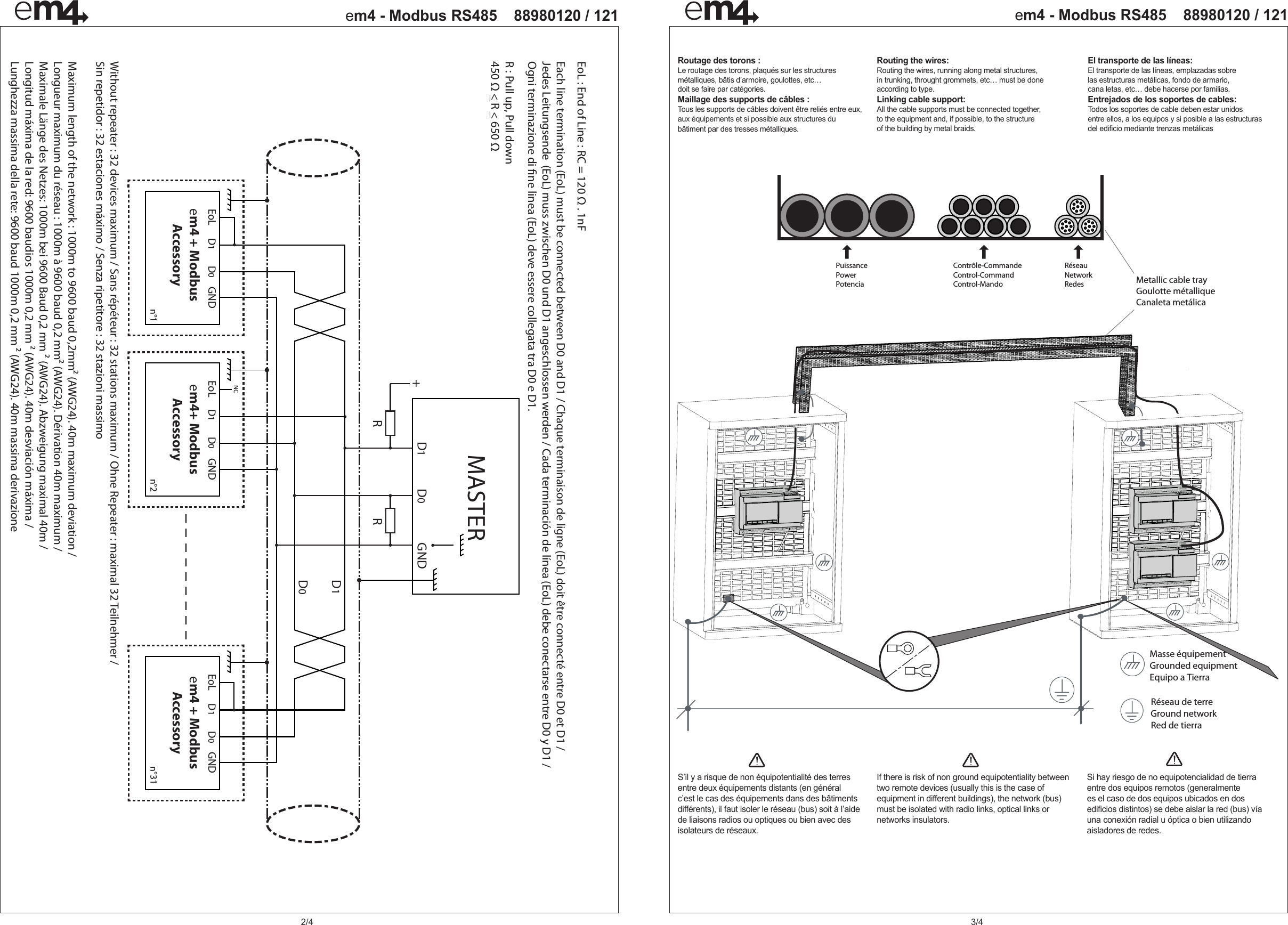 Page 2 of 2 - Em4 RS485_IS130007_EAV5227901_01  Installation-Sheets Em4-RS485 ML