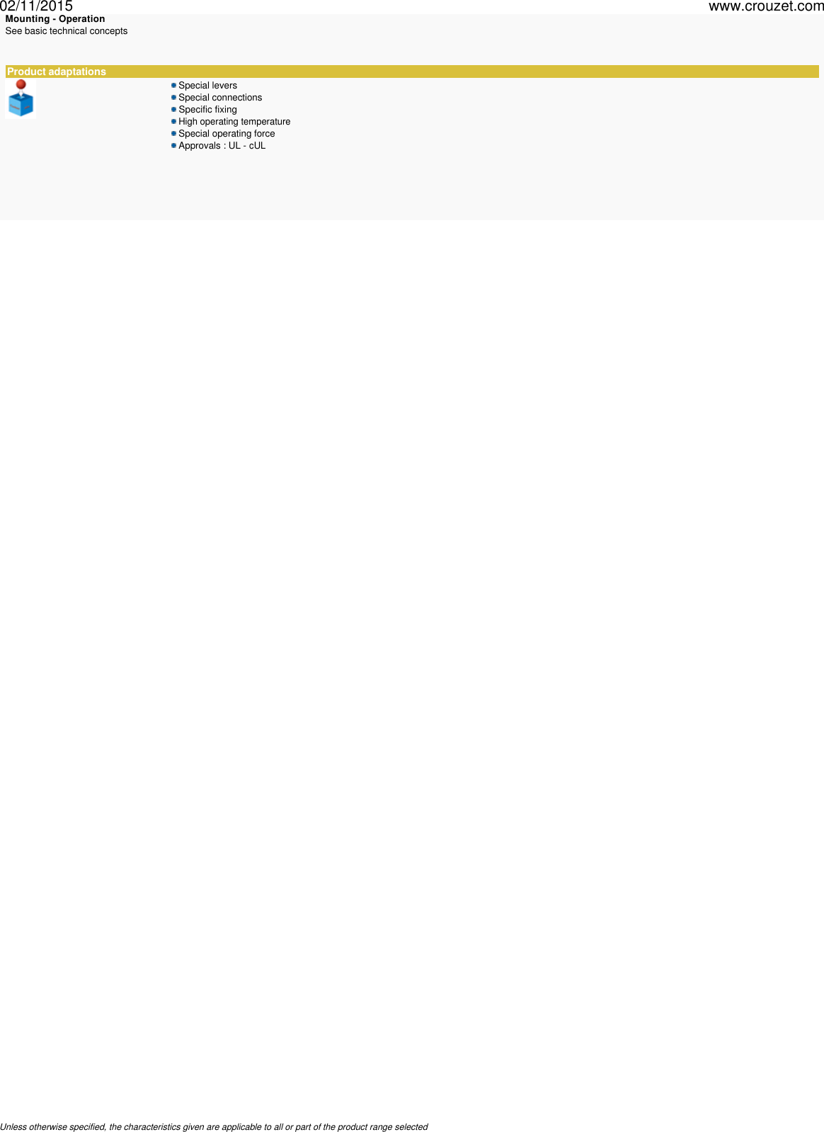 Page 10 of 10 - Micro-switches-miniature-v3-83161-high-release-force-831611-Part Number-83161102