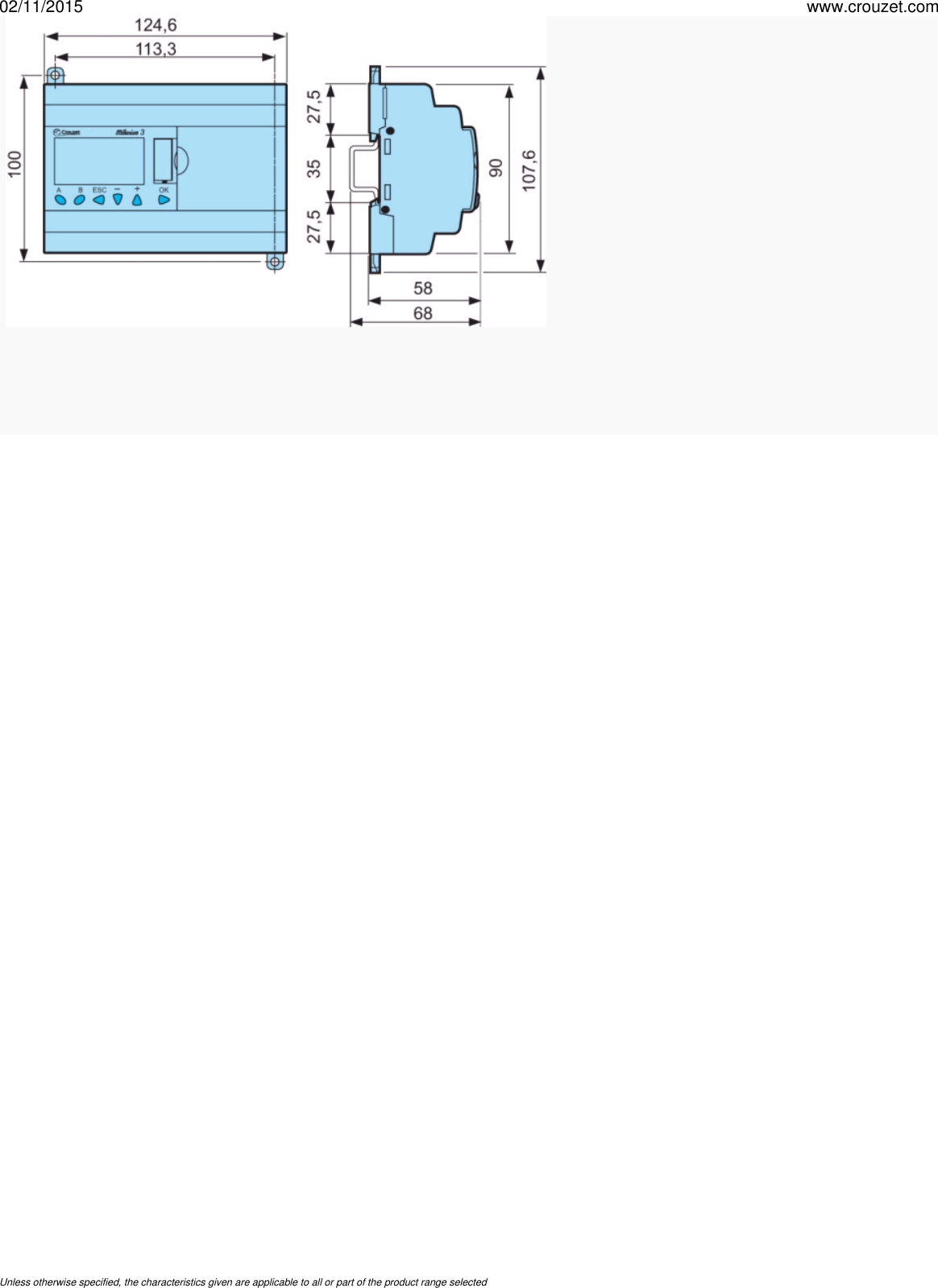 Page 5 of 5 - Millenium-3-logic-controller-millenium-3-smart-smart-compact-range-with-display-cd20-smart-Part Number-88974052