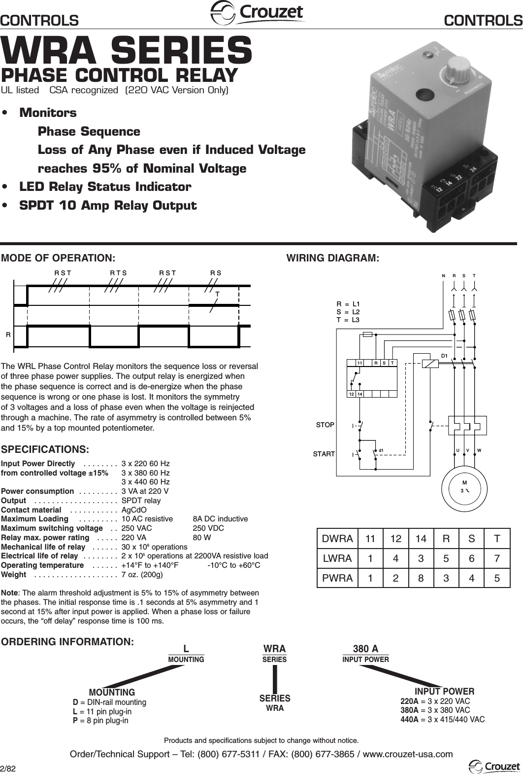 Page 2 of 4 - Automation Controls Catalog  Phase Monitoring Relays