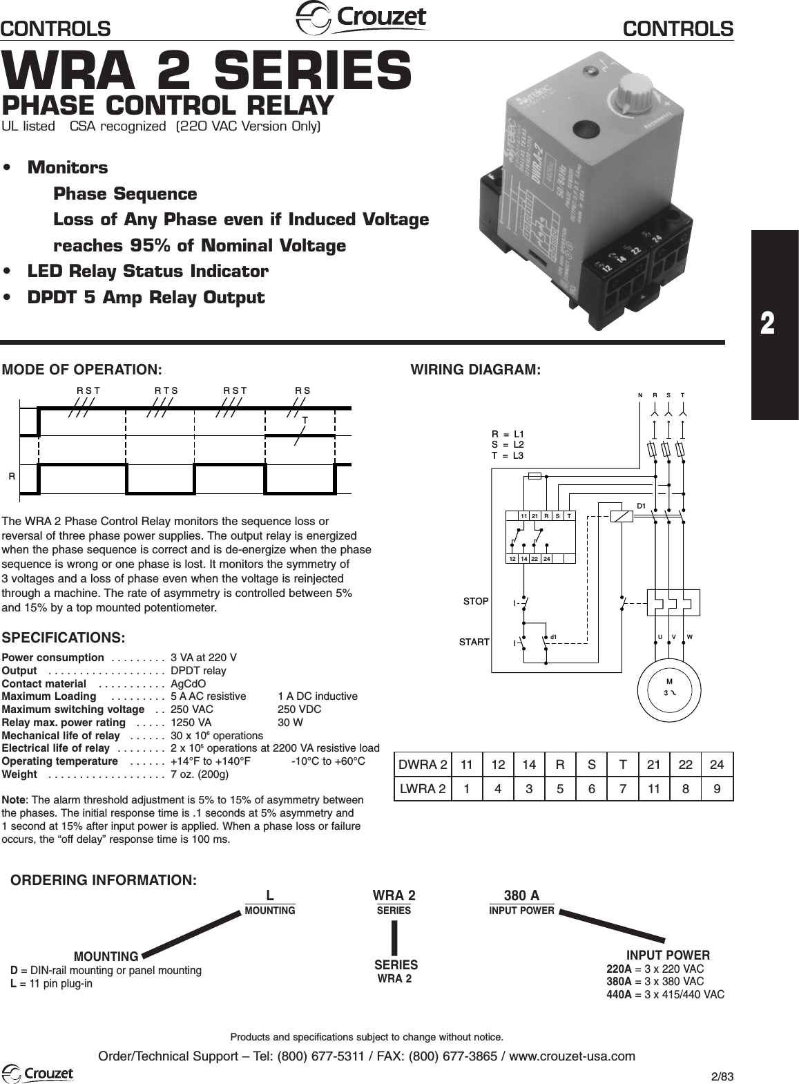 Page 3 of 4 - Automation Controls Catalog  Phase Monitoring Relays