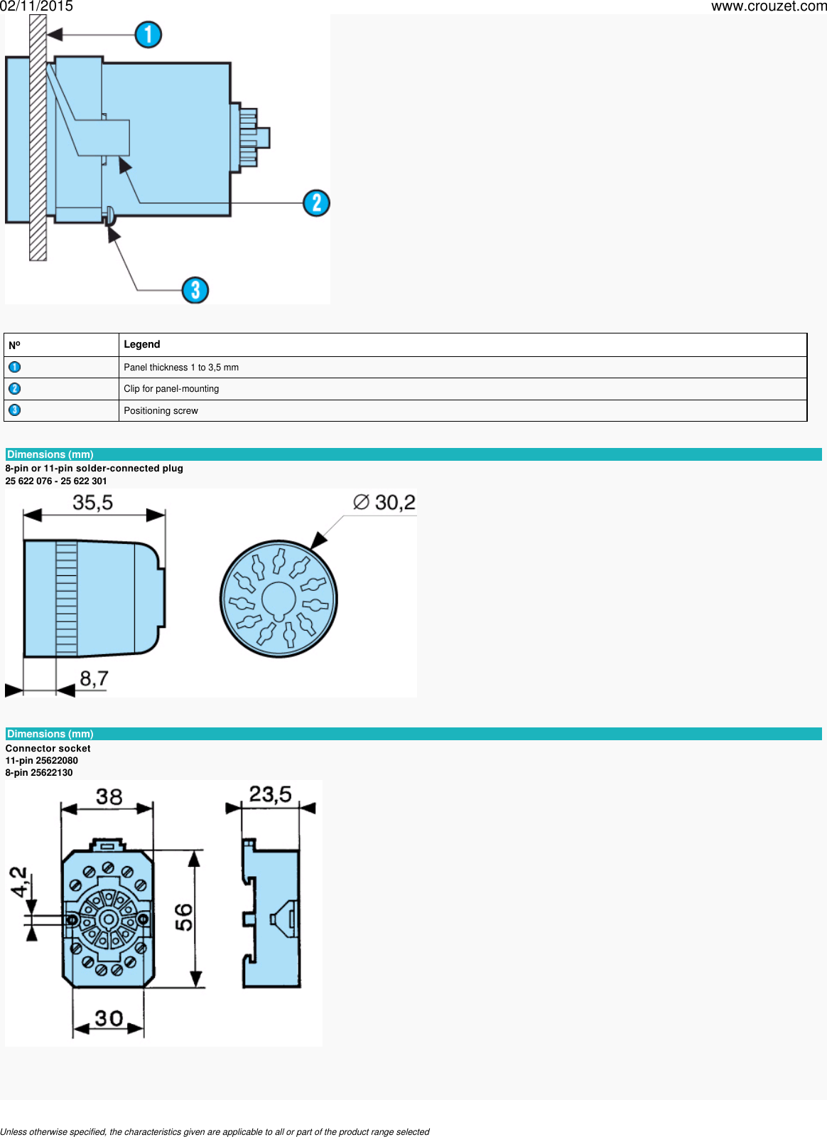 Page 3 of 7 - Timers-panel-mount-48-x-48-digital-lcd-timer-814-Part Number-88857105