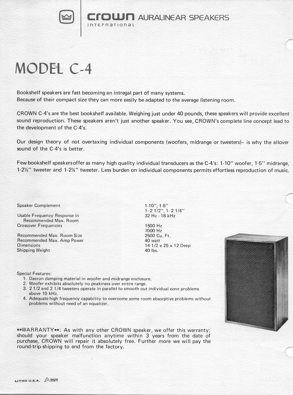 Page 1 of 1 - Crown-Audio Crown-Audio-C-4-Users-Manual- HP PrecisionScan LT Crown-audio-c-4-users-manual