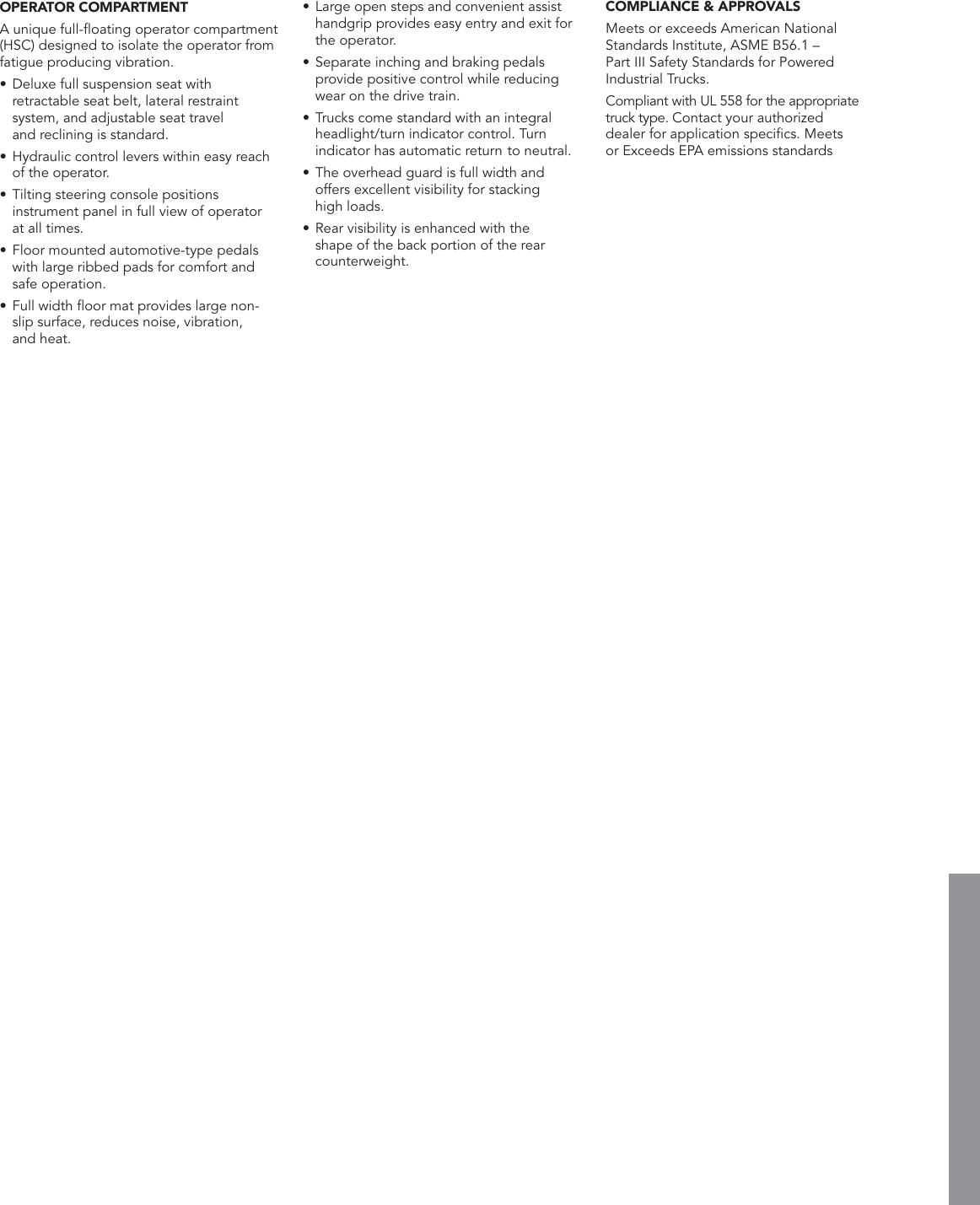 Page 7 of 8 - Crown-Equipment Crown-Equipment-Pneumatic-Tire-Lift-Trucks-Mex50-Users-Manual- SF14902 3_08 For PDF  Crown-equipment-pneumatic-tire-lift-trucks-mex50-users-manual