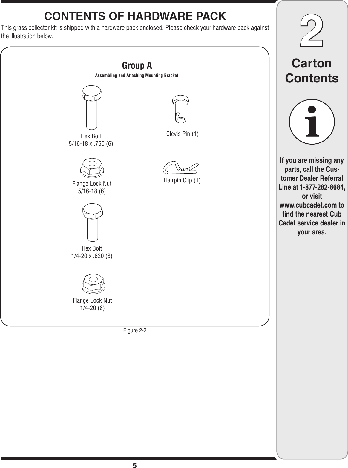 Page 5 of 12 - Cub-Cadet Cub-Cadet-19A70001000-Operators-Manual-  Cub-cadet-19a70001000-operators-manual