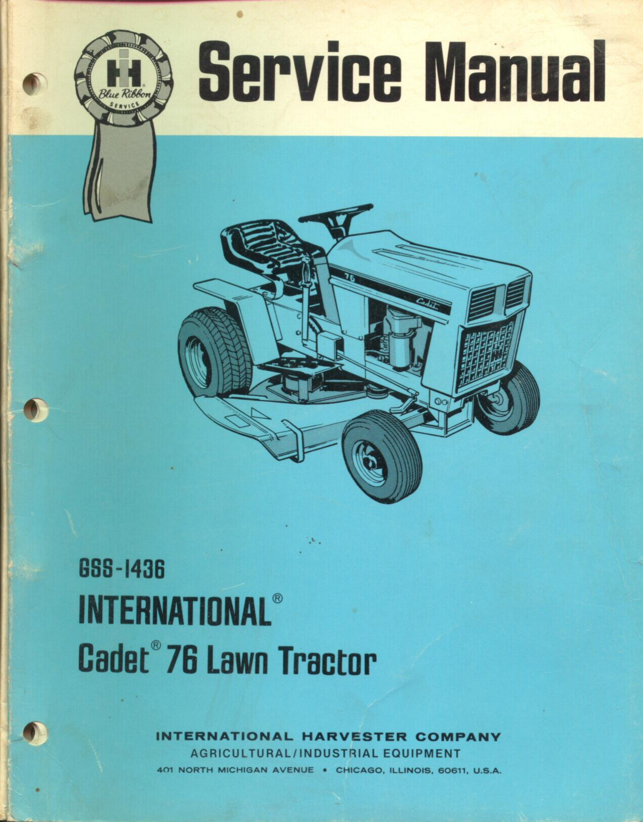 Cub Cadet 76 Users Manual