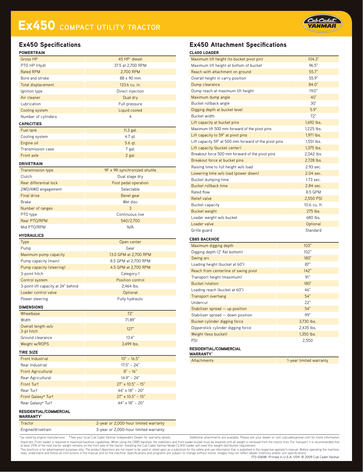 Page 4 of 4 - Cub-Cadet Cub-Cadet-Ex450-Users-Manual- 773-03698_Ex450SS.R3  Cub-cadet-ex450-users-manual