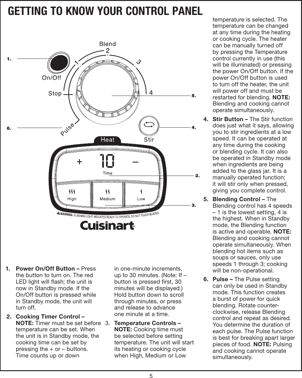 Page 7 of 10 - Cuisinart Cuisinart-Cuisinart-Blender-Blend-And-Cook-Soupmaker-Users-Manual- SBC1000 IB-10066B(LOW)[1]  Cuisinart-cuisinart-blender-blend-and-cook-soupmaker-users-manual