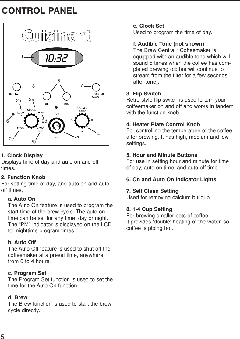 Cuisinart Dcc 1200 Users Manual