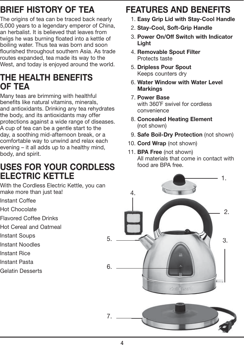 Page 4 of 9 - Cuisinart Cuisinart-Dk-17-Users-Manual-  Cuisinart-dk-17-users-manual