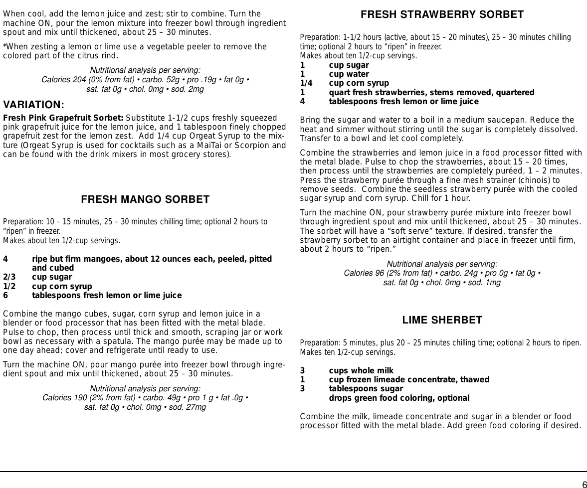 Page 7 of 12 - Cuisinart Cuisinart-Ice-20-Series-Users-Manual-  Cuisinart-ice-20-series-users-manual