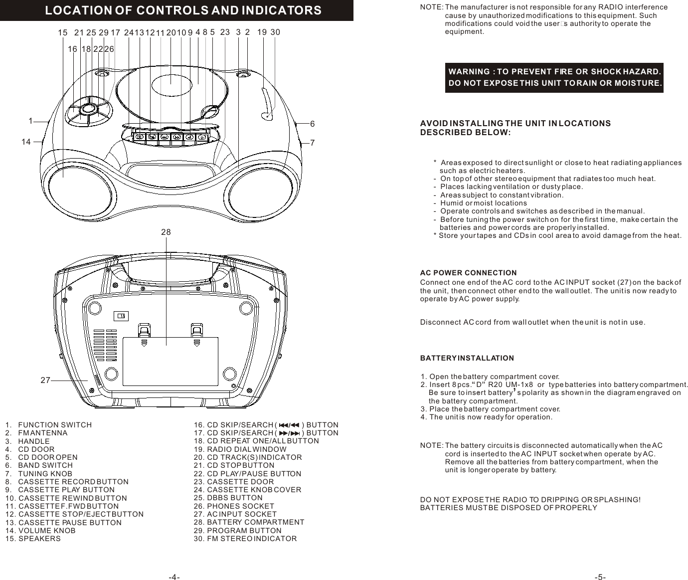 Page 3 of 7 - Curtis Curtis-Rcd-310-Users-Manual- Curtis-IB  Curtis-rcd-310-users-manual