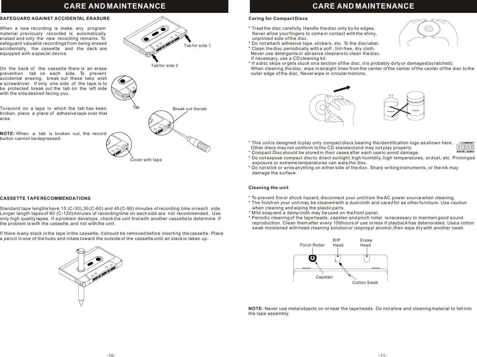 Curtis Rcd 310 Users Manual IB