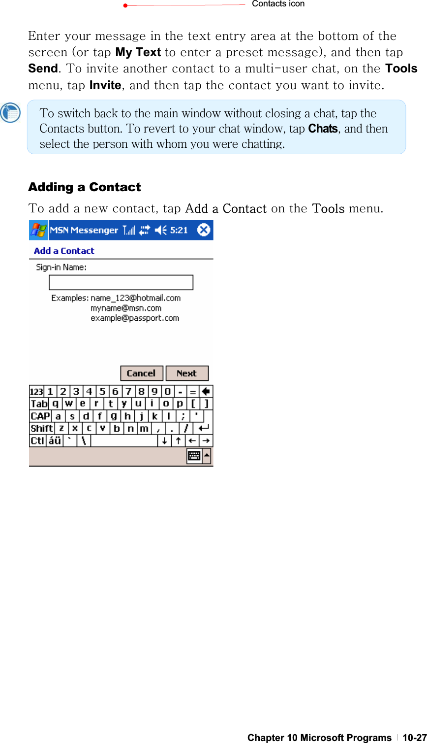 GGChapter 10 Microsoft Programs   10-27lGGGGGGGGGGGGGGOGGMy Text GGGGPSGGGGSendUG{GGGGGGTGSGGGToolsSGGInviteSGGGGGGGGGUGAdding a Contact {GGGGSGGhhGGjGGG{{GUGContacts icon {GGGGGGGGGGSGGGjGUG{GGGGGSGGChatsSGGGGGGGGGGU