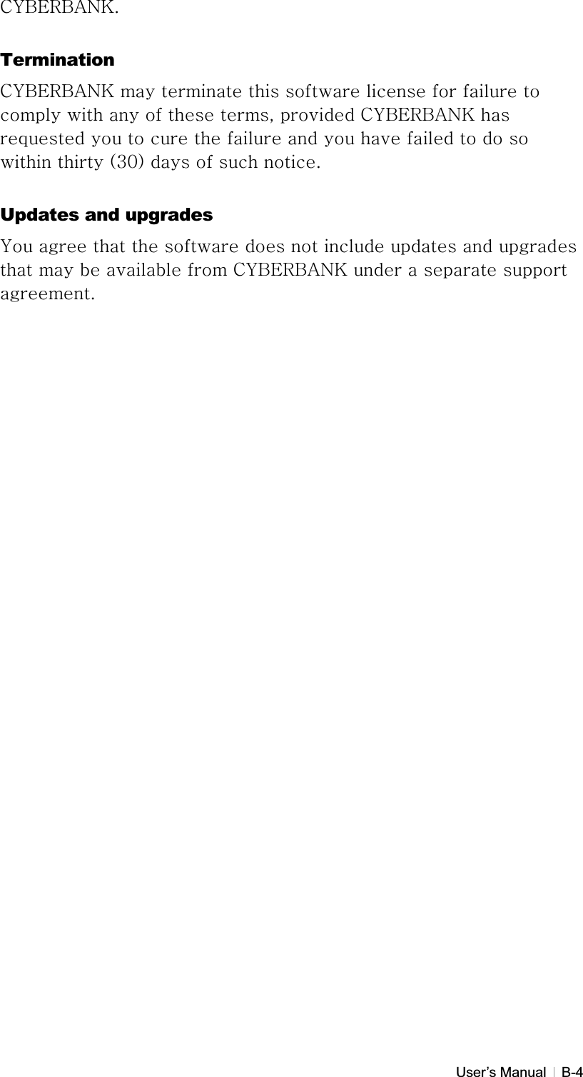 GUser’s Manual   B-4jilyihurUGTermination jilyihurGGGGGGGGGGGGGGSGGjilyihurGGGGGGGGGGGGGGGGGOZWPGGGGUGUpdates and upgrades GGGGGGGGGGGGGGGGjilyihurGGGGGUGG