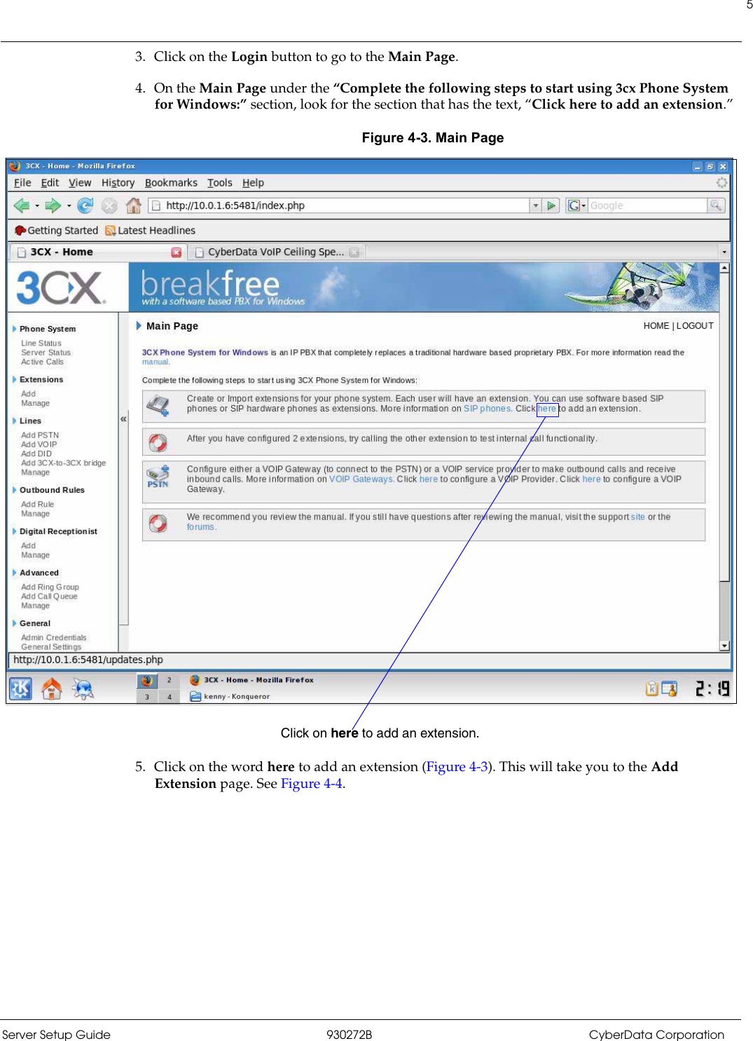 Page 5 of 12 - Cyberdata Cyberdata-3Cx-Users-Manual-  Cyberdata-3cx-users-manual