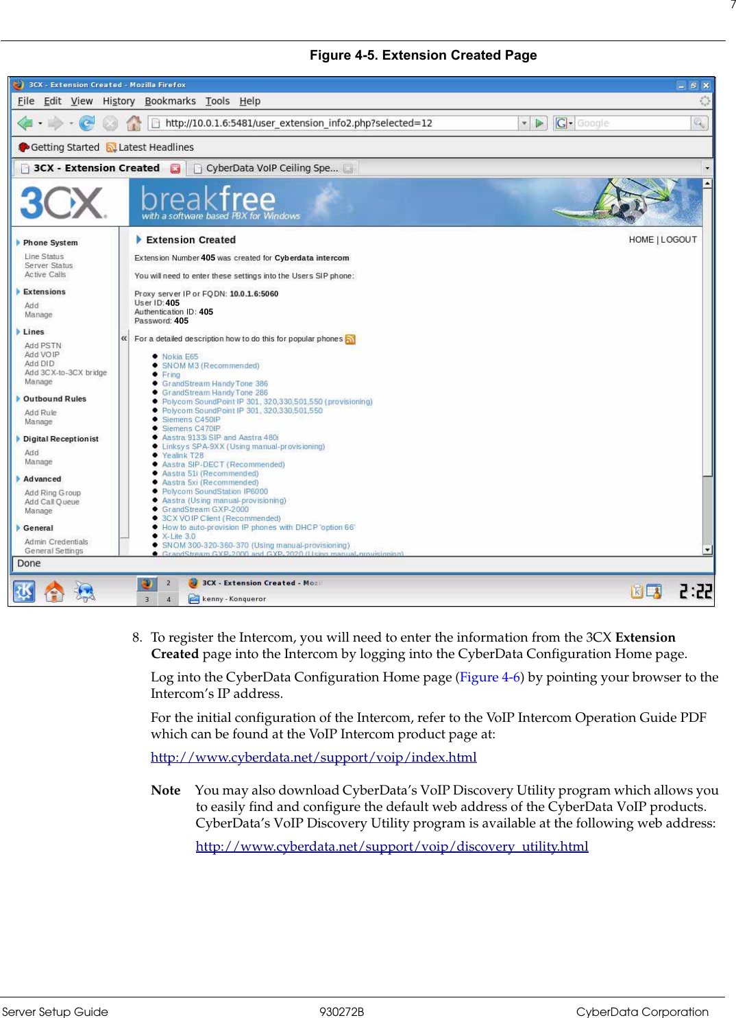 Page 7 of 12 - Cyberdata Cyberdata-3Cx-Users-Manual-  Cyberdata-3cx-users-manual
