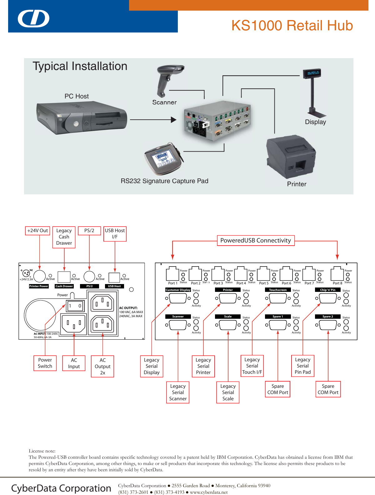 Page 2 of 2 - Cyberdata Cyberdata-Ks-1000-Users-Manual- KS1000  Cyberdata-ks-1000-users-manual