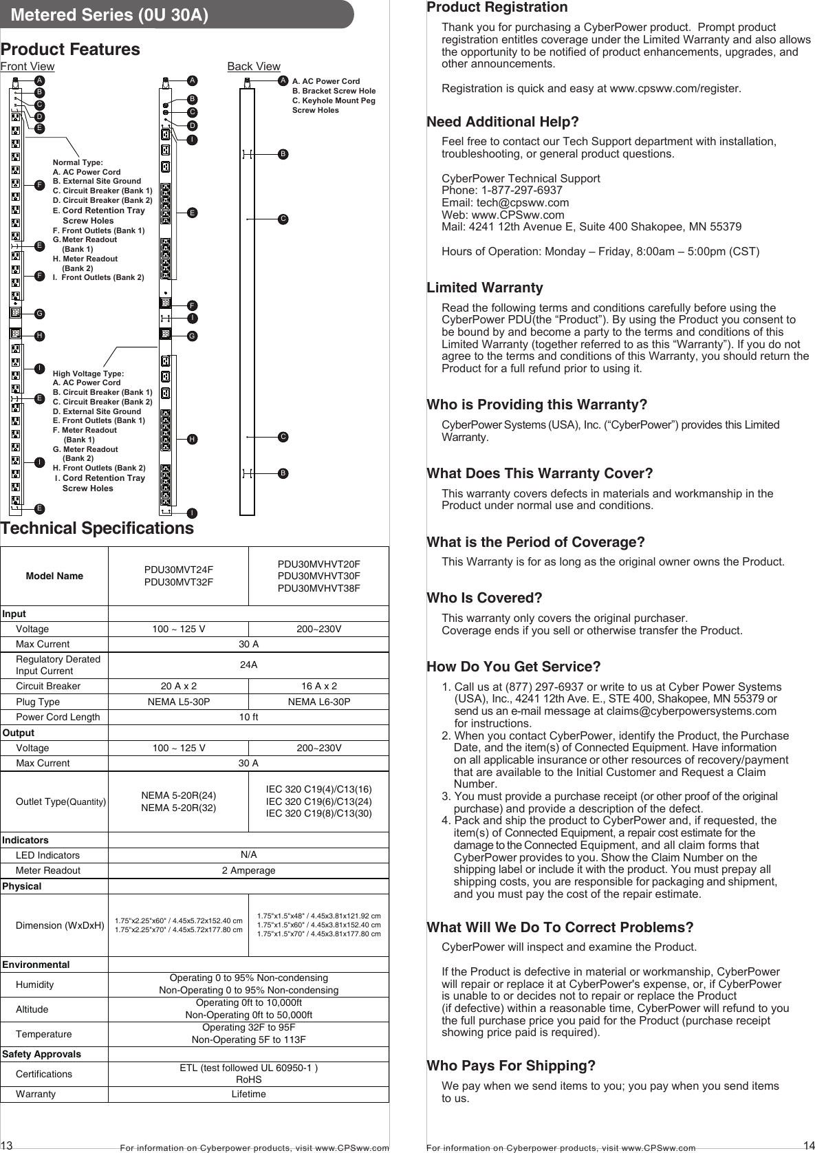 Page 9 of 10 - Cyberpower Cyberpower-K01-0000083-00-Users-Manual- Cover  Cyberpower-k01-0000083-00-users-manual