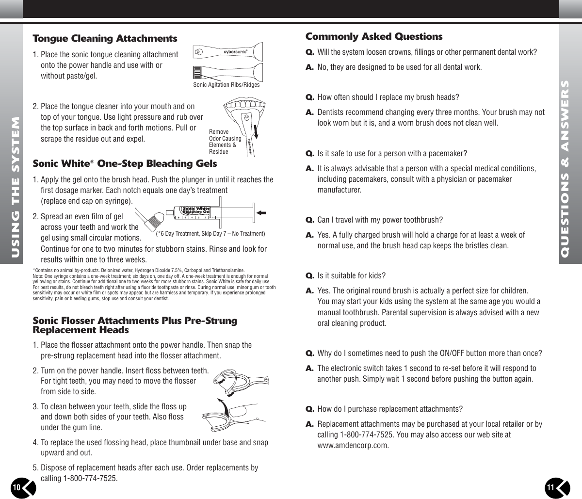 Page 7 of 8 - Cybersonic Cybersonic-Power-Toothbrush-Users-Manual- 05-AMD-003 C1-C2 Manual  Cybersonic-power-toothbrush-users-manual