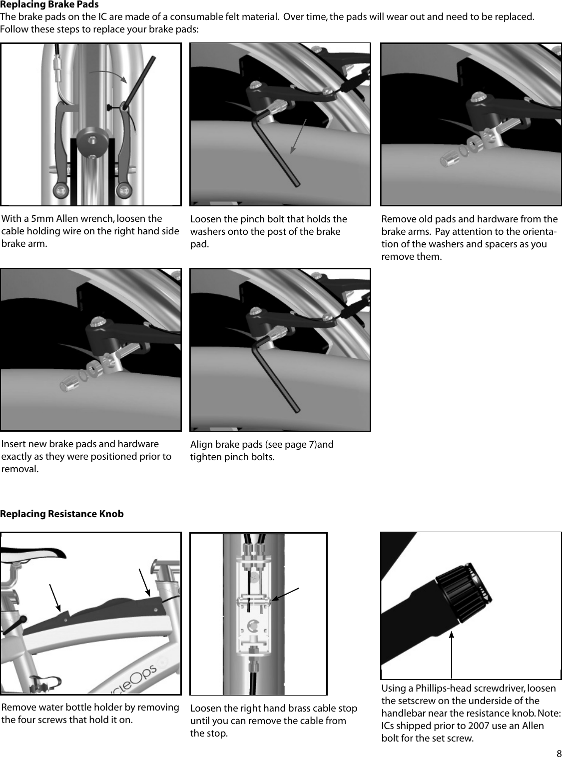 Page 9 of 12 - Cycleops Cycleops-Club-Pro-300Pt-Users-Manual- 16417G  Cycleops-club-pro-300pt-users-manual