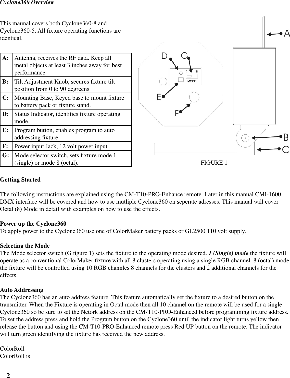 Page 3 of 11 - Cyclone Cyclone-Cyclone-360-Users-Manual- Cyclone-Manual  Cyclone-cyclone-360-users-manual