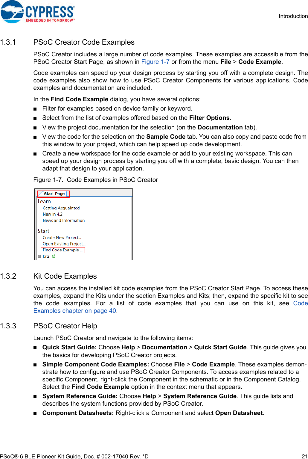 Page 21 of Cypress Semiconductor CY8CKIT-062 CY8CKIT-062-BLE PSoC 6 BLE Pioneer Kit User Manual Manual OEM Installation