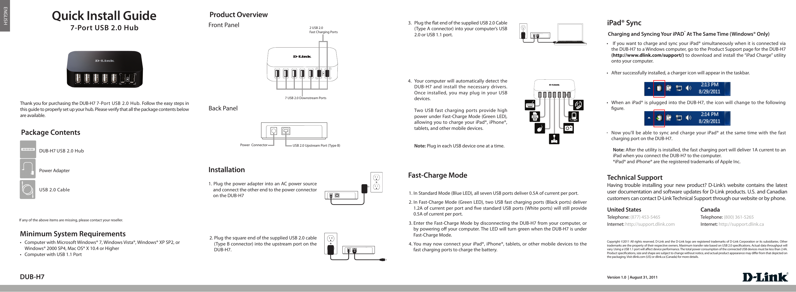 Page 1 of 1 - D-Link D-Link-Dub-H7-Users-Manual-  D-link-dub-h7-users-manual