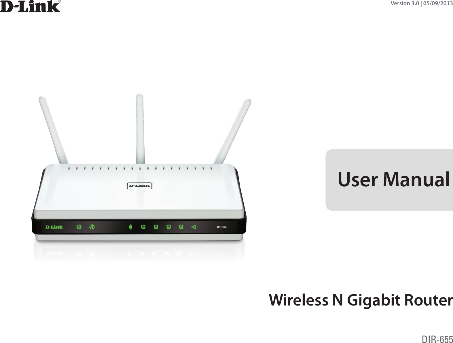 Version 3.0 | 05/09/2013DIR-655User ManualWireless N Gigabit Router