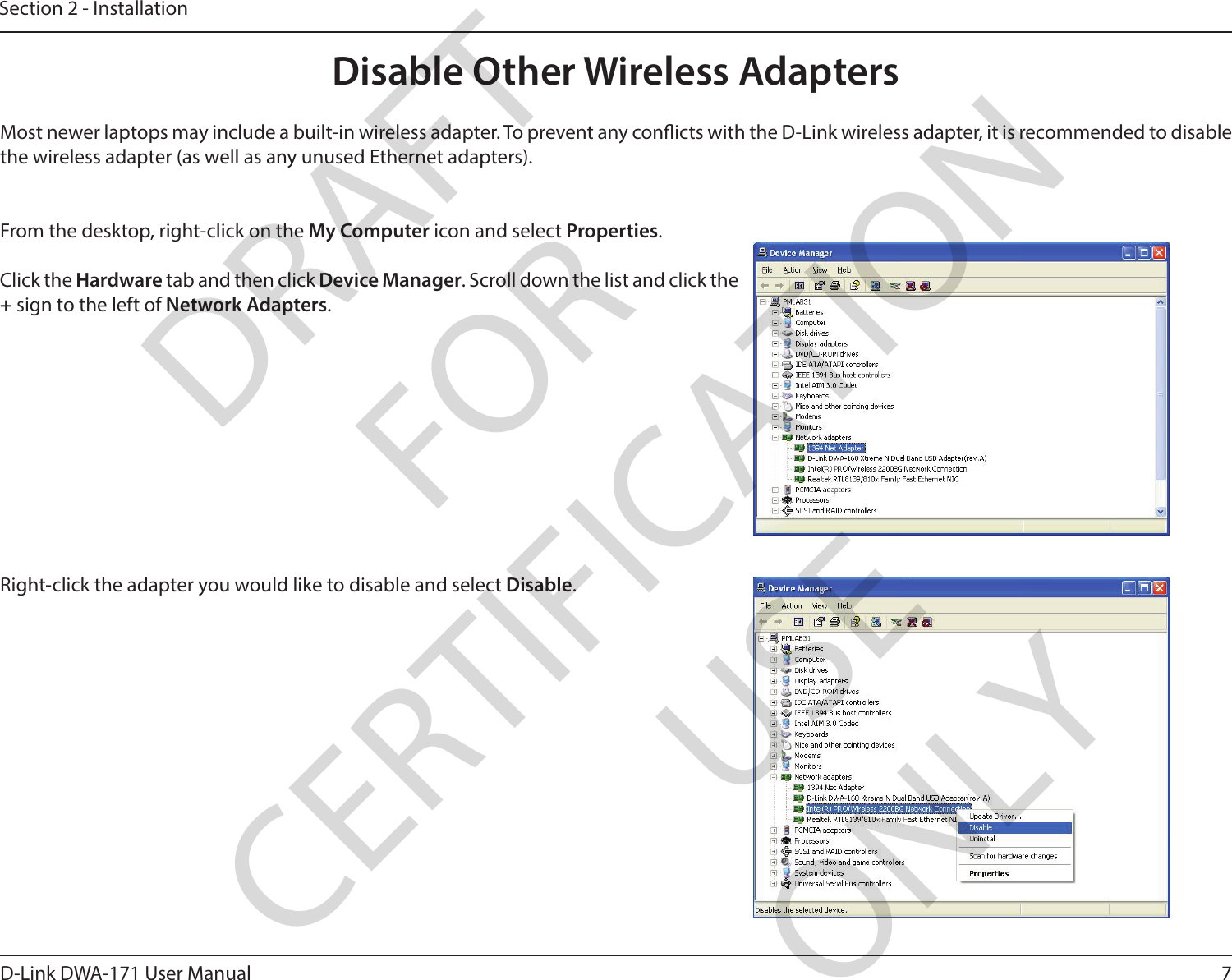 Page 7 of D Link WA171C1 AC600 MU-MIMO Wi-Fi USB Adapter User Manual 