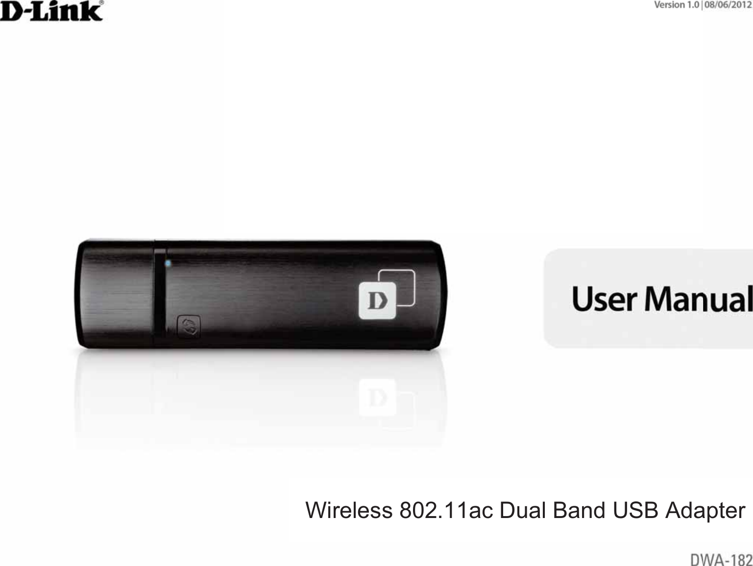 Wireless 802.11ac Dual Band USB Adapter 