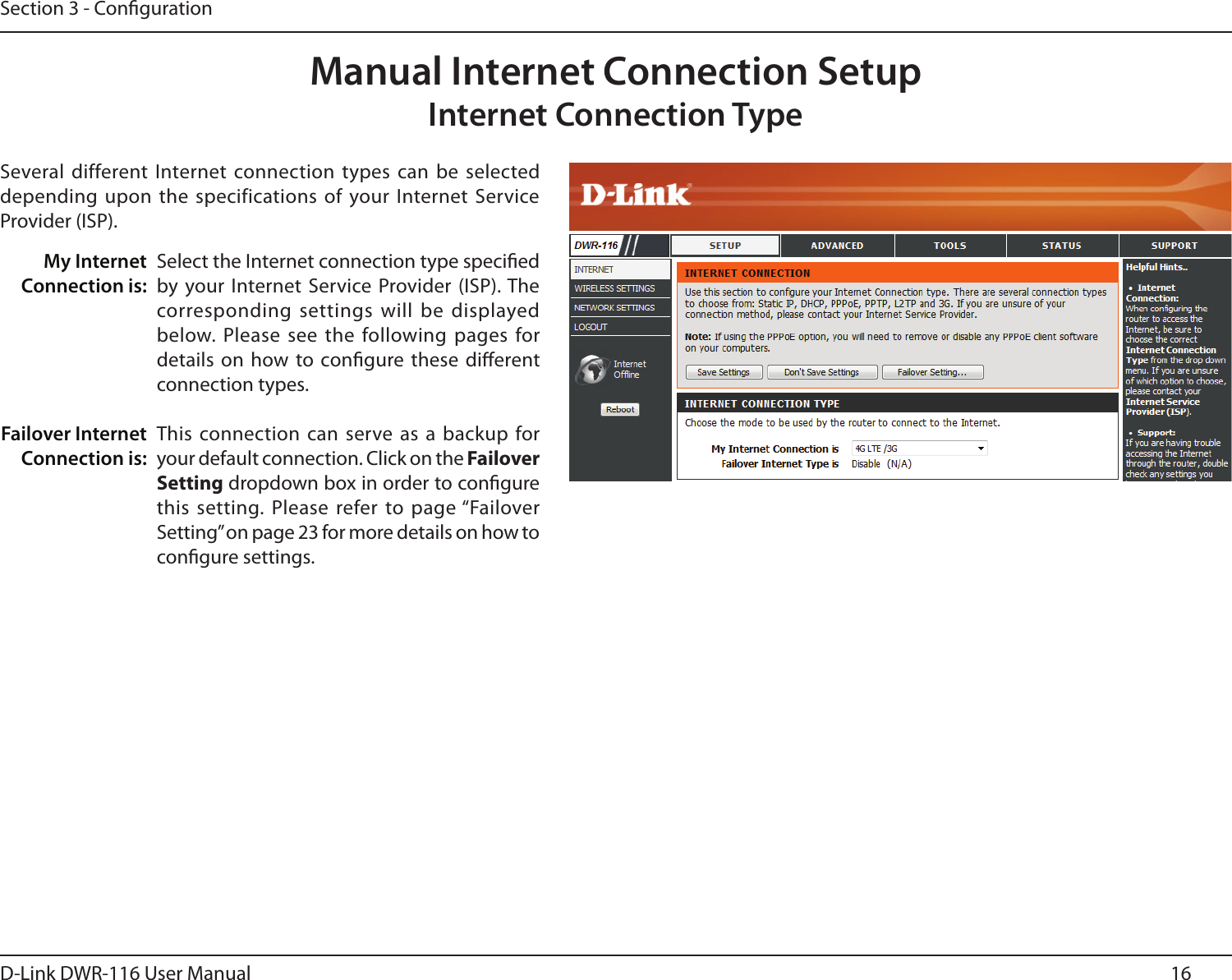Page 20 of D Link WR116A1 Wireless N300 Multi-WAN Router User Manual 1