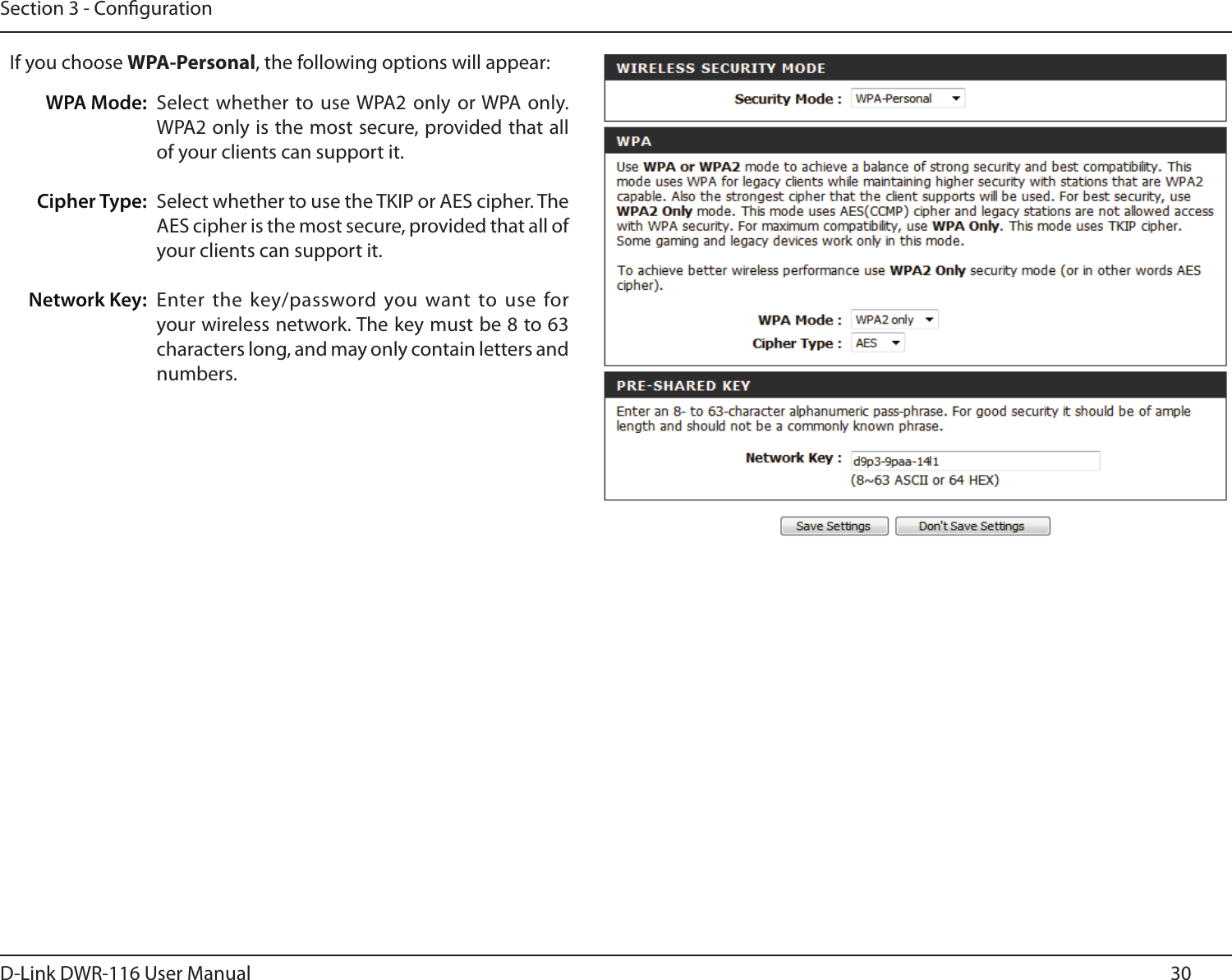 Page 34 of D Link WR116A1 Wireless N300 Multi-WAN Router User Manual 1