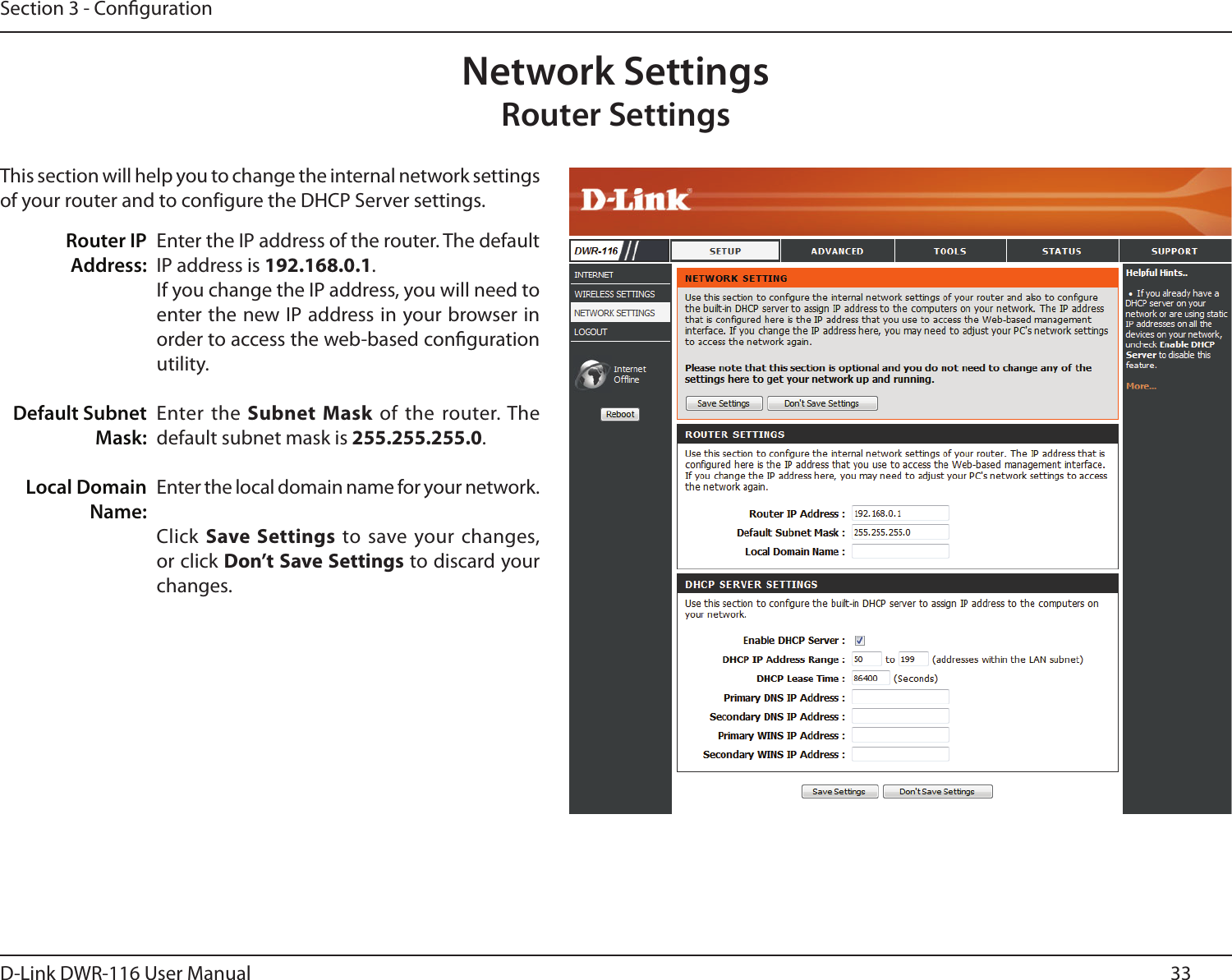 Page 37 of D Link WR116A1 Wireless N300 Multi-WAN Router User Manual 1