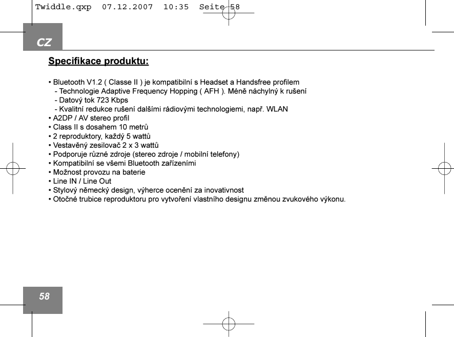 CZ58Twiddle.qxp  07.12.2007  10:35  Seite 58