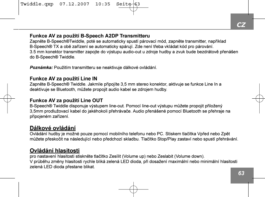 CZ63Twiddle.qxp  07.12.2007  10:35  Seite 63