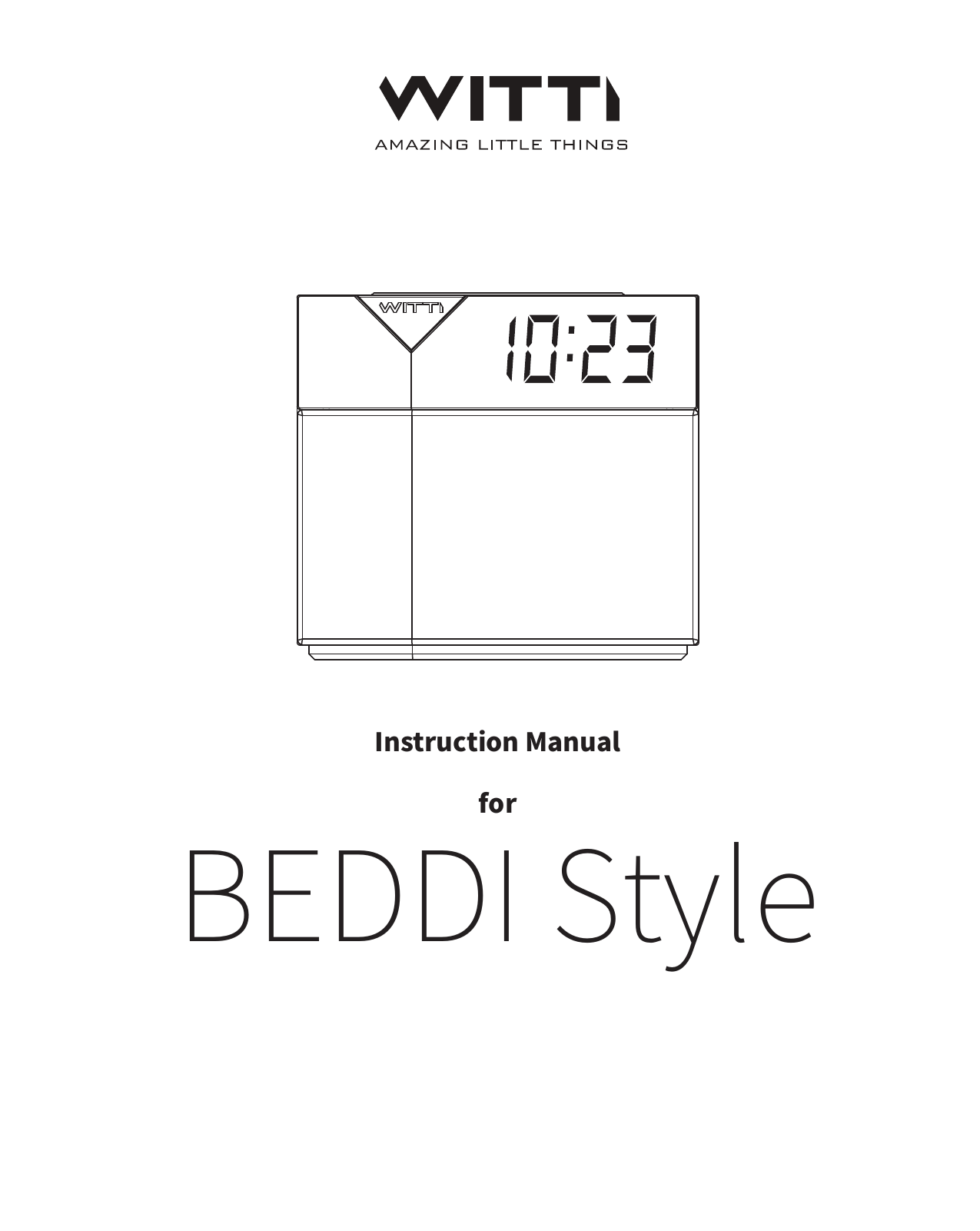 Instruction ManualforBEDDI Style