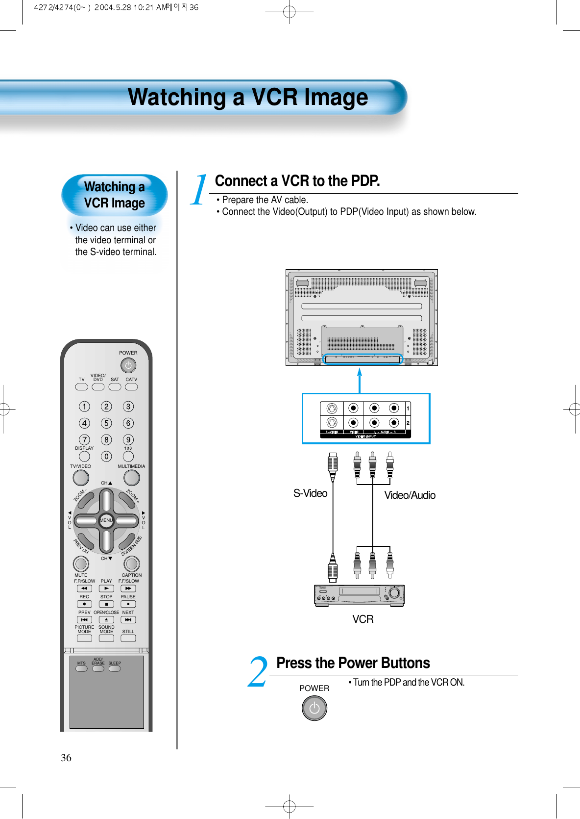 Page 16 of DAEWOO Electronics DPN4274NH 42 Inches Plasma Display Panel User Manual 3