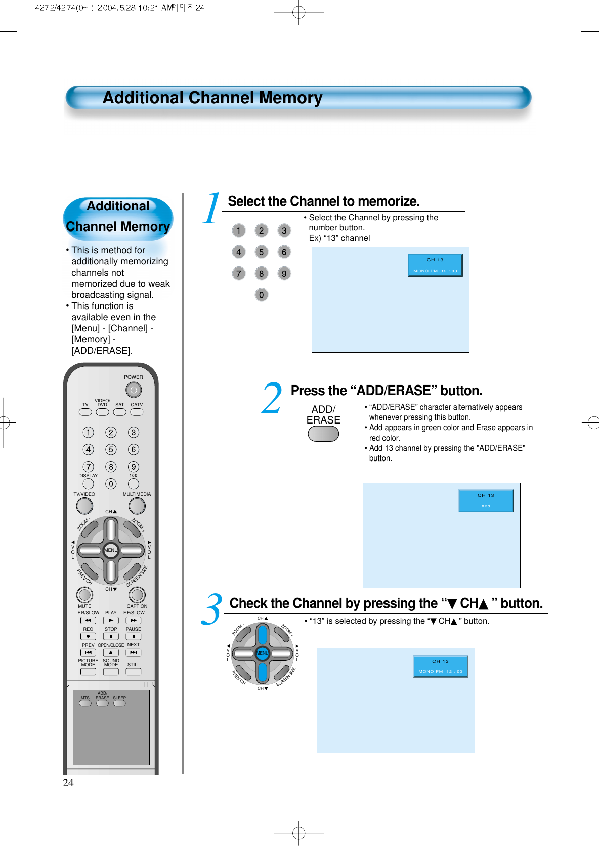 Page 4 of DAEWOO Electronics DPN4274NH 42 Inches Plasma Display Panel User Manual 3