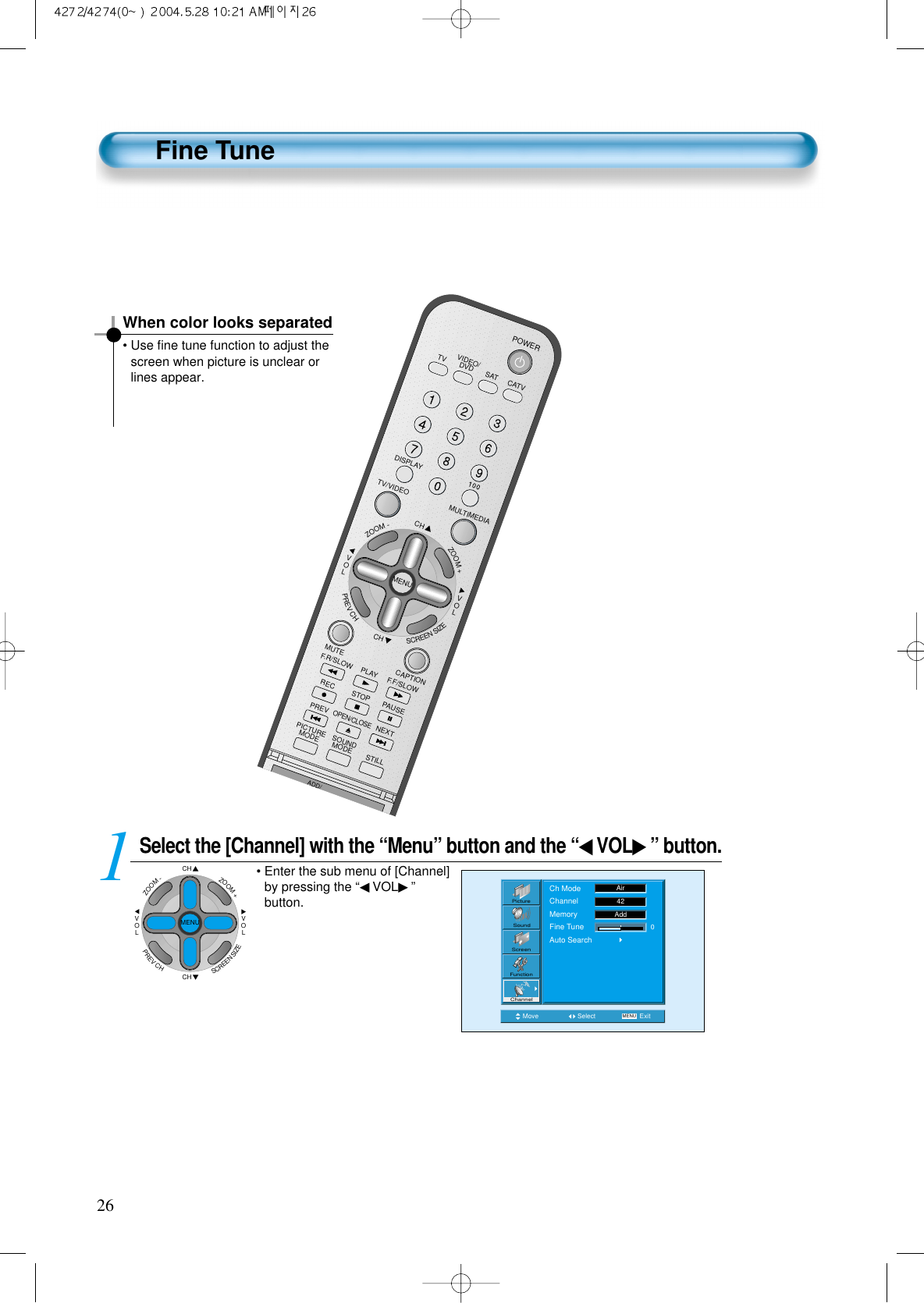 Page 6 of DAEWOO Electronics DPN4274NH 42 Inches Plasma Display Panel User Manual 3