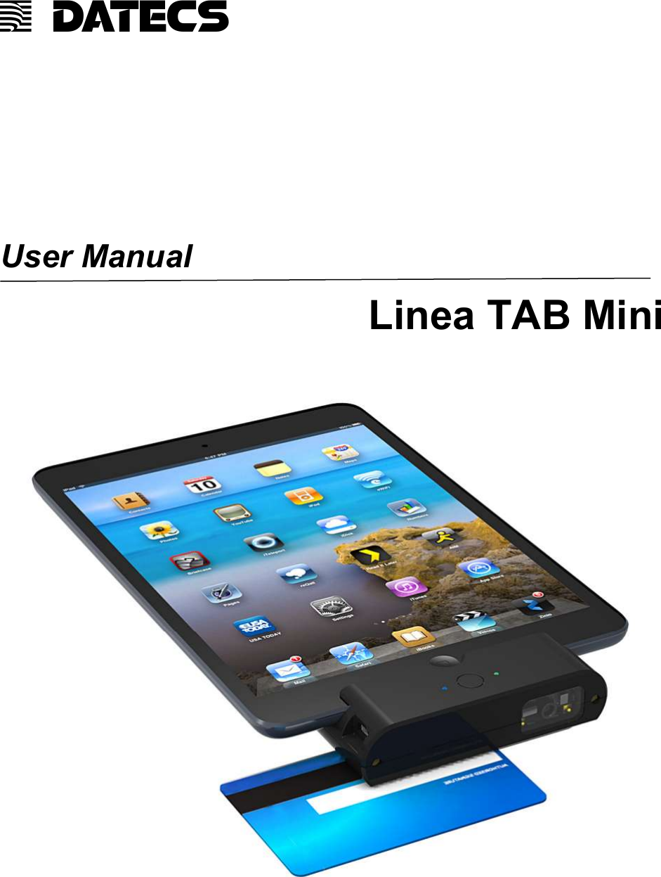 1 DATECS       User Manual Linea TAB Mini              