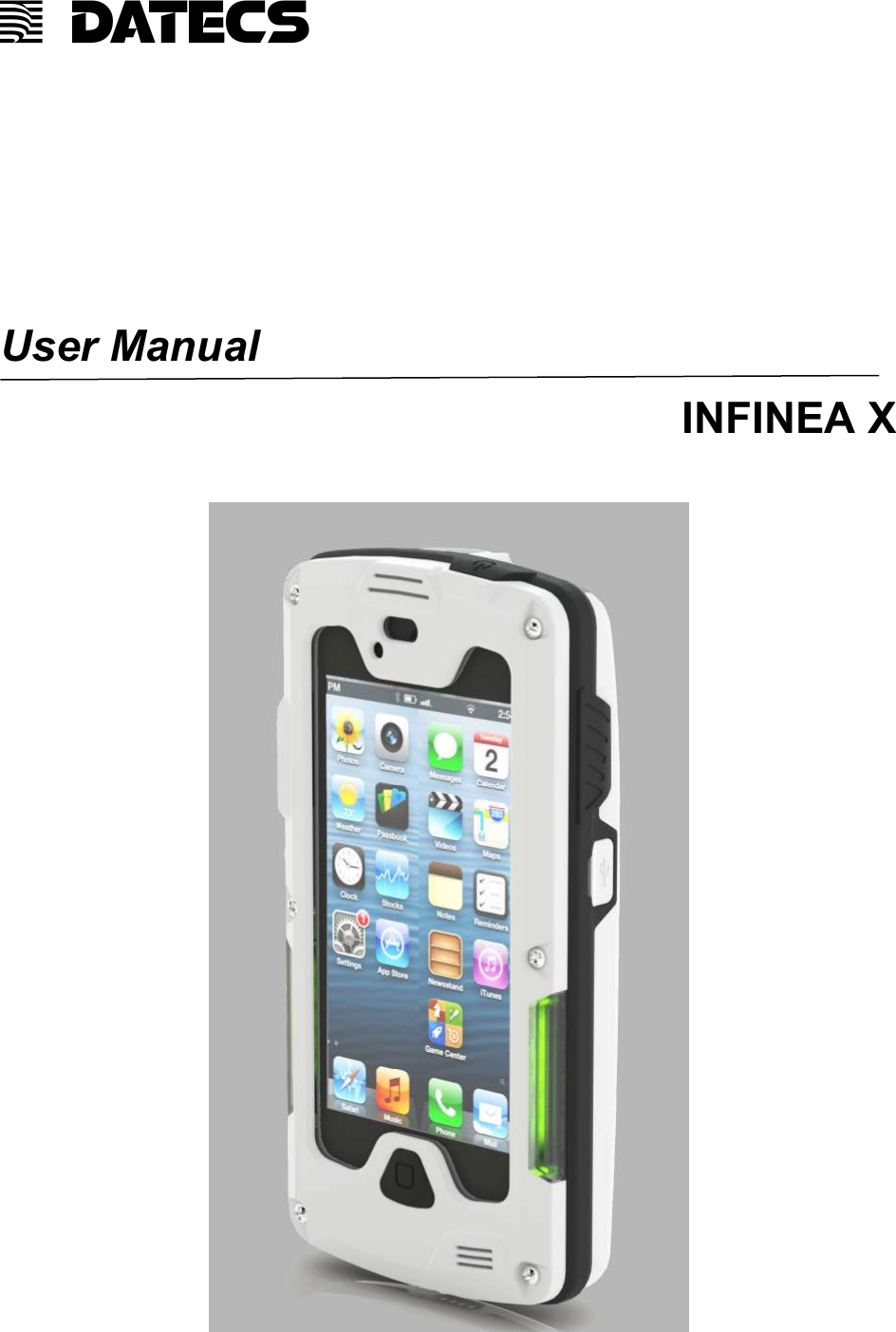 1 DATECS       User Manual INFINEA X        