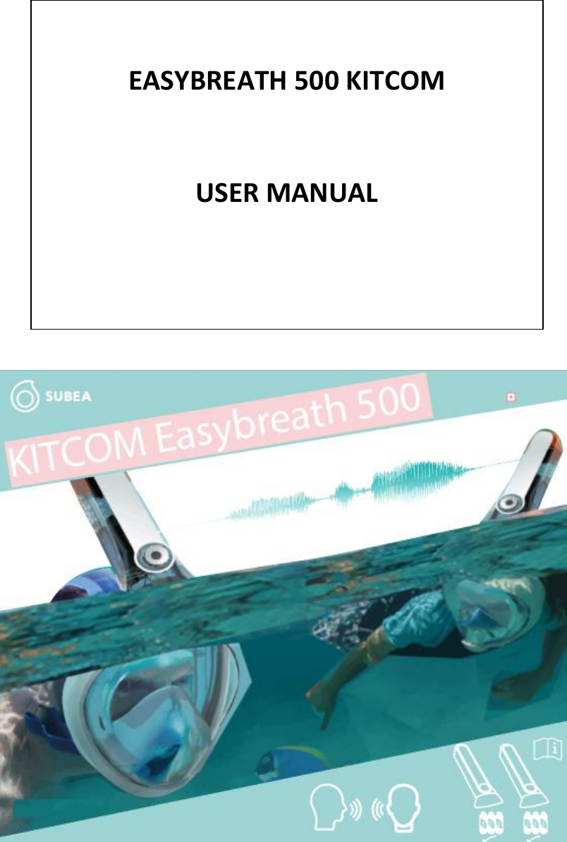                             EASYBREATH 500 KITCOM  USER MANUAL 