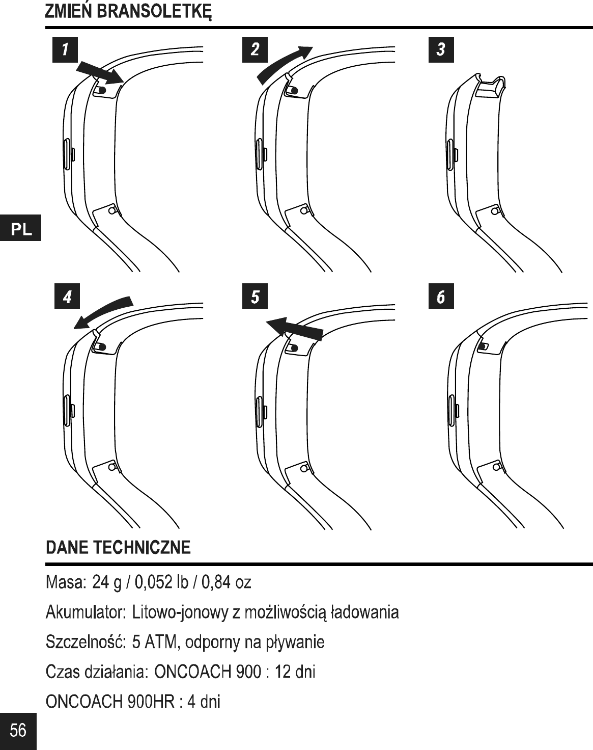 Page 1 of DECATHLON USA OC50018 ONCOACH 900 User Manual 02