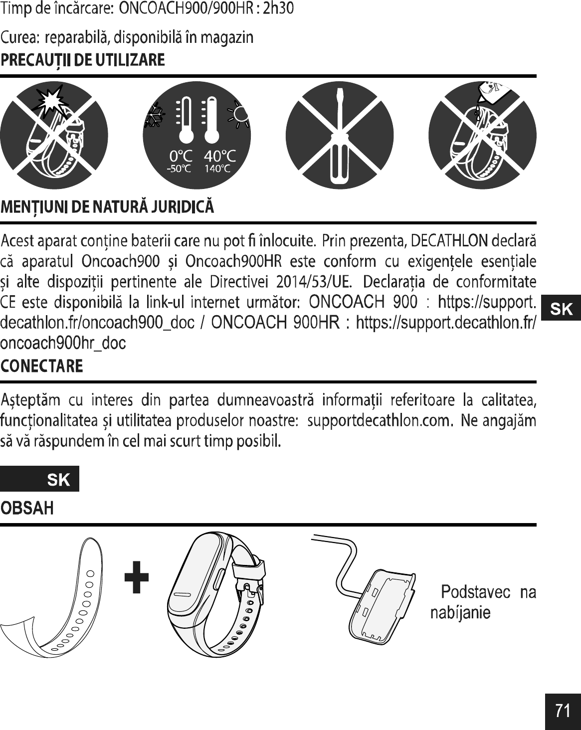 Page 16 of DECATHLON USA OC50018 ONCOACH 900 User Manual 02