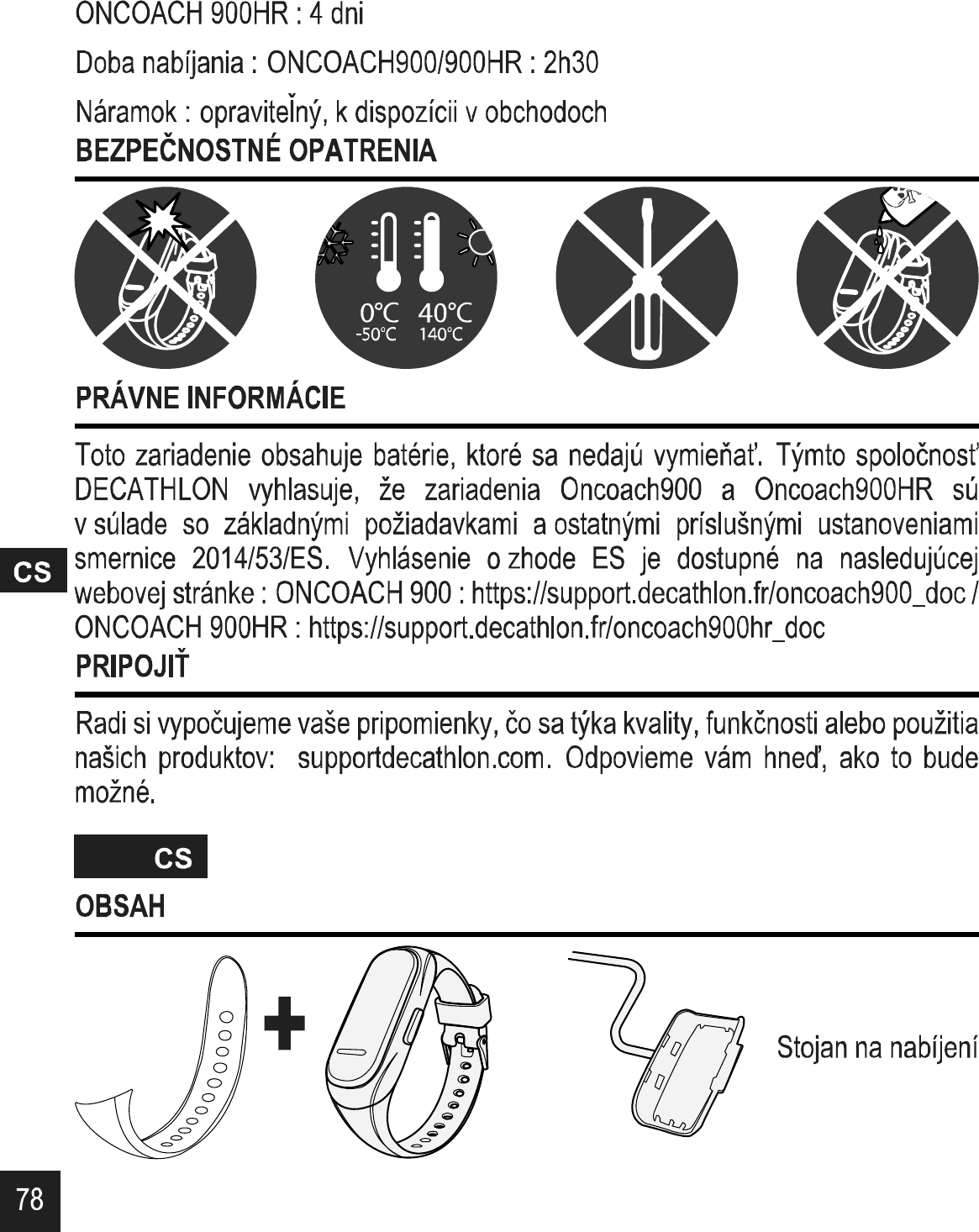 Page 23 of DECATHLON USA OC50018 ONCOACH 900 User Manual 02